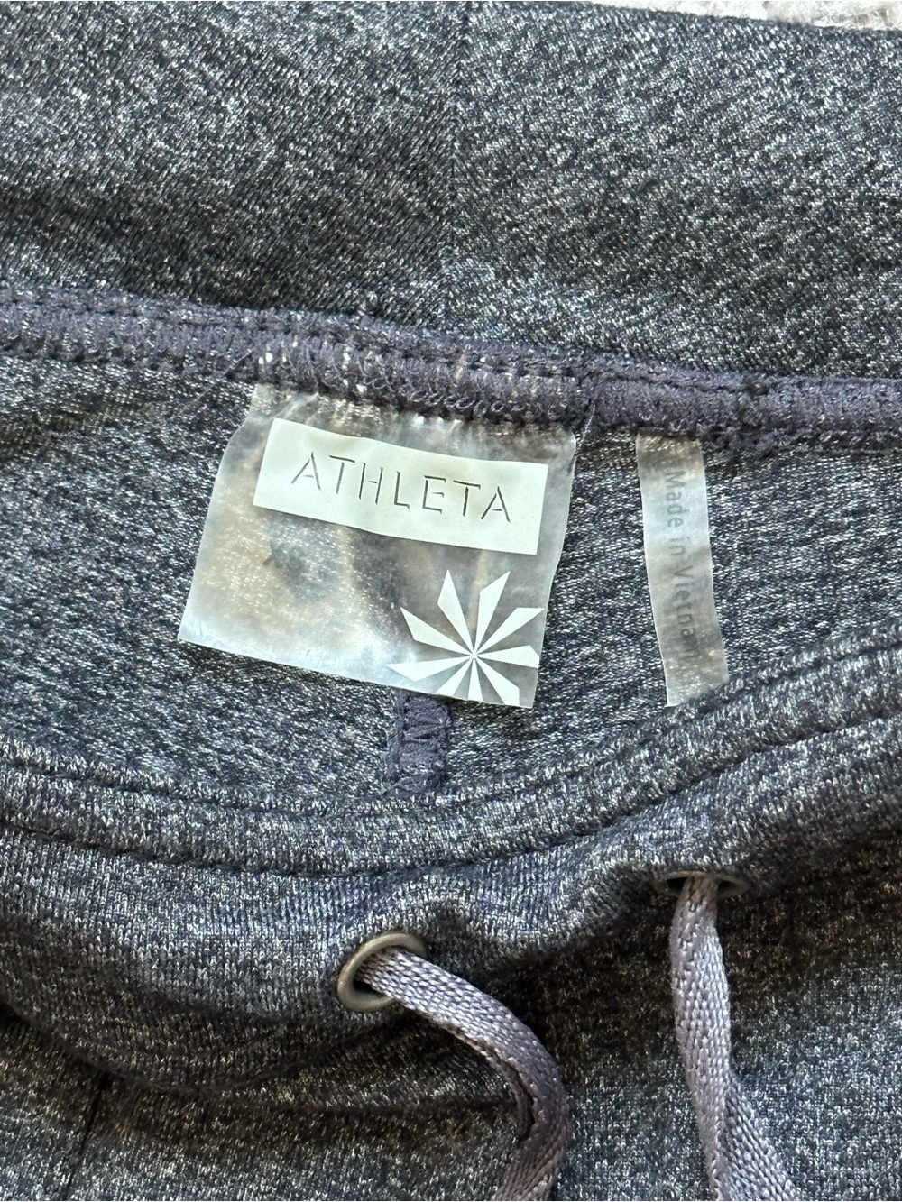 Athleta Bettona Boyfriend Jogger heathered grey size xs - Picture 6 of 8